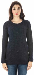 NIEBIESKI SWETER FRED PERRY DAMSKI