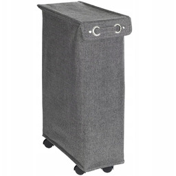 Kosz Na Pranie Wąski Mobilny Slim 43 L