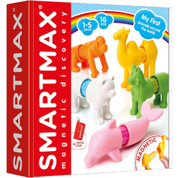 Smartmax Klocki magnetyczne dla niemowlaka My first animals