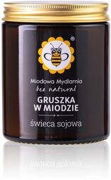 Świeca sojowa Gruszka w Miodzie Miodowa Mydlarnia naturalna