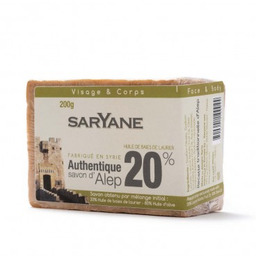 Tradycyjne mydło Aleppo 200g 20% oleju laurowego 80%