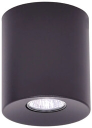 Lumes Czarny plafon sufitowy walec spot - A215