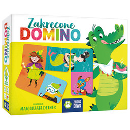 Zakręcone domino, gra planszowa, rodzinna, Zielona Sowa