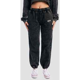 GymBeam Damskie spodnie dresowe Aura Washed Black