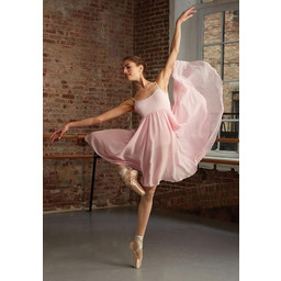 Capezio Sukienka w stylu empire, elegancki kostium taneczny