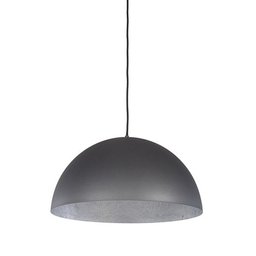 Lampa wisząca SFERA szaro srebrna 35cm - wyprzedaż