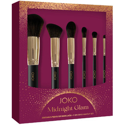 Joko Midnight Glam zestaw pędzli do makijażu 6szt