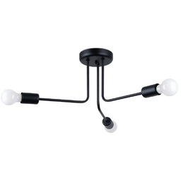 Żyrandol NORAH 3 czarny SL.1450 - Sollux