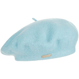 Beret Baskijski Damski by Seeberger, miętowy, One Size