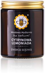 Świeca sojowa Cytrynowa Lemoniada Miodowa Mydlarnia naturalna świeca