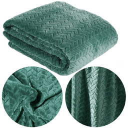 Koc 220 x 200 Mikrofibra Design Cindy Mięta