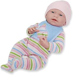 JC Toys, La Newborn All Vinyl Anatomicznie poprawna,