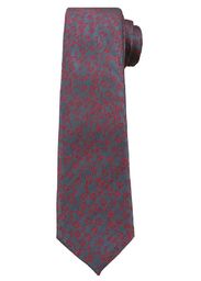 Popielaty Elegancki Krawat -Angelo di Monti- 6 cm,