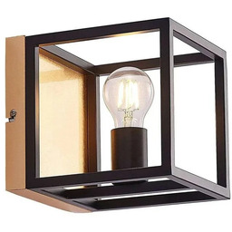 Lindby - Miravi Lampa Ścienna Gold/Black