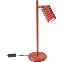 Lampa biurkowa KARBON ochra czerwona SL.1643 - Sollux