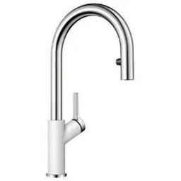 Blanco Carena-S Vario 521368 Biały Chrom/Wygląd silgranitu Bateria