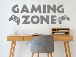 Naklejka gaming zone naklejka na ścianę