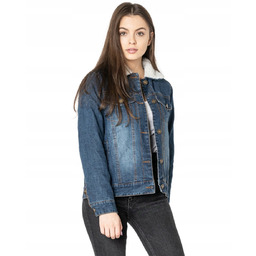 Kurtka Katana Jeans Ocieplana z Kożuchem 2011-2 XL