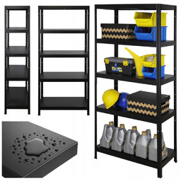 Regał warsztatowy metalowy półki stalowe 180x80x40 130 kg/p