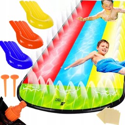 Ślizgawka Wodna Ślizg Wodny Długa Potrójna Dla Dzieci