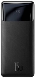 Baseus Powerbank Bipow 30000mAh, 2xUSB, USB-C,15W (czarny)