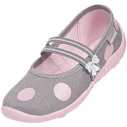 Pantofel Czeszka grochy, Szary, Vi-GGa-Mi