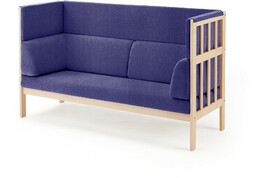 Sofa KIM SILENCE, tkanina Medley, niebieskofioletowy