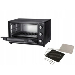 Piekarnik Elektryczny Ruszt Grill Tacka Pizza 1600W 20L