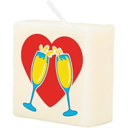 PD-Party 7040056 Scrabble Typ Świeca Szampańska Impreza Dekoracje