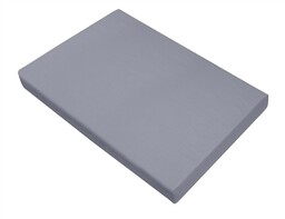 Greno Prześcieradło bawełniane 160x210 stalowe bez gumki Bielbaw