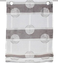 Home fashion Roleta z oczkami poprzeczne paski nożycowe