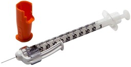 BD SAFETY GLIDE 0,5 ml Strzykawka insulinowa