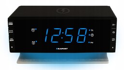Radiobudzik Blaupunkt CR55CHARGE ładowarka Qi Fm Usb LCD