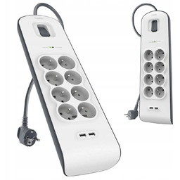 Listwa Zasilająca Belkin BSV804CA2M Przedłużacz 8 Gniazd 2