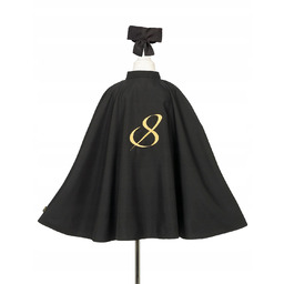 Souza! Czarna Peleryna i Maska Kostium Muszkietera Vega