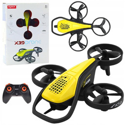 Dron Rc Mini Syma X36 Czteroosiowy Żółty