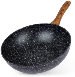 Patelnia wok granitowa NATURE 28 cm