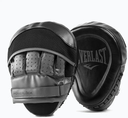 Everlast Tarcze Łapy Bokserskie Treningowe Trenerskie Powerlock Grey