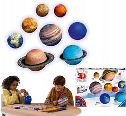 Układ Planetarny Puzzle 3D Ravensburger 11668 Puzzle