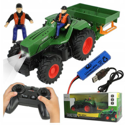 Traktor na Akumulator Sterowany Pilotem RC z Siewnikiem