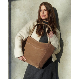 Torebka damska worek hobo bag skóra naturalna -