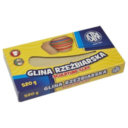 Glina rzeźbiarska ASTRA 520g plastyczna 180059