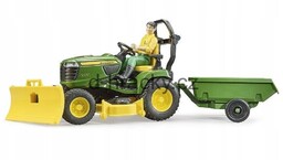 Traktorek John Deere z figurką ogrodnika