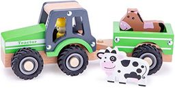 New Classic Toys Traktor Z Przyczepą I Zwierzętami