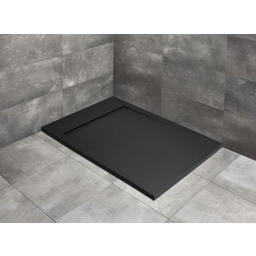 Radaway brodzik z konglomeratu Teos F Black 100x80