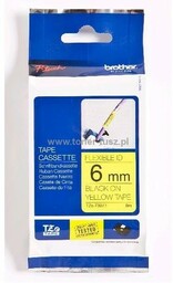 Brother TZe-FX611 Flexi ID taśma, nadruk czarny