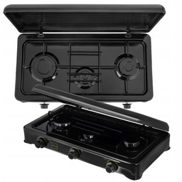 Kuchenka Polowa Turystyczna Przenośna 3 Palniki Stella STKGC-03