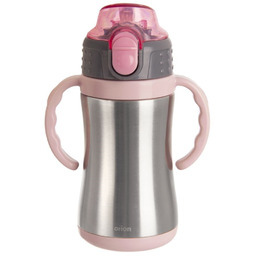 Kubek termiczny / termos bidon stalowy różowy 300