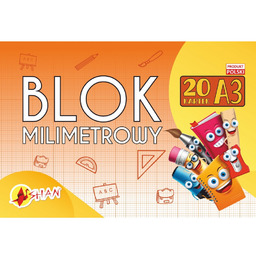 Blok milimetrowy A3 20 ark 991123