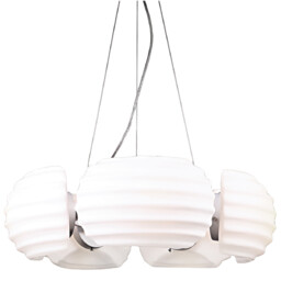 Salonowa lampa wisząca Rondo AZ0115 Azzardo okrągła szkło